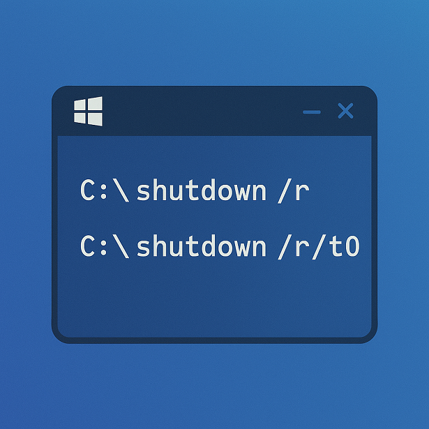 Resetear PC desde CMD línea de comandos