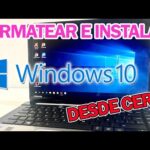 Guía rápida para formatear y reinstalar Windows 10